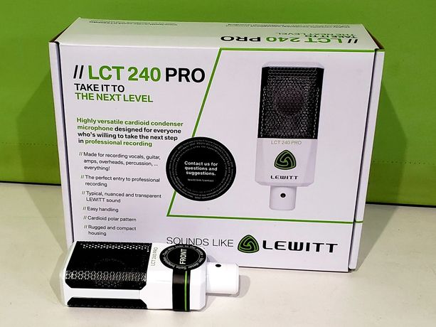 Мікрофон студійний універсальний Lewitt LCT 240 PRO White Микрофон