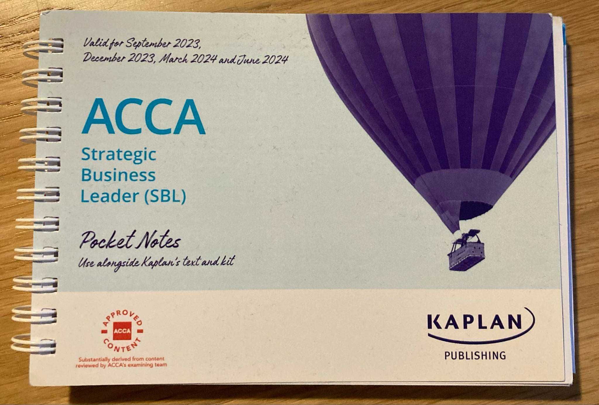 ACCA - Strategic Business Leader (SBL) 2023/2024 Kaplan