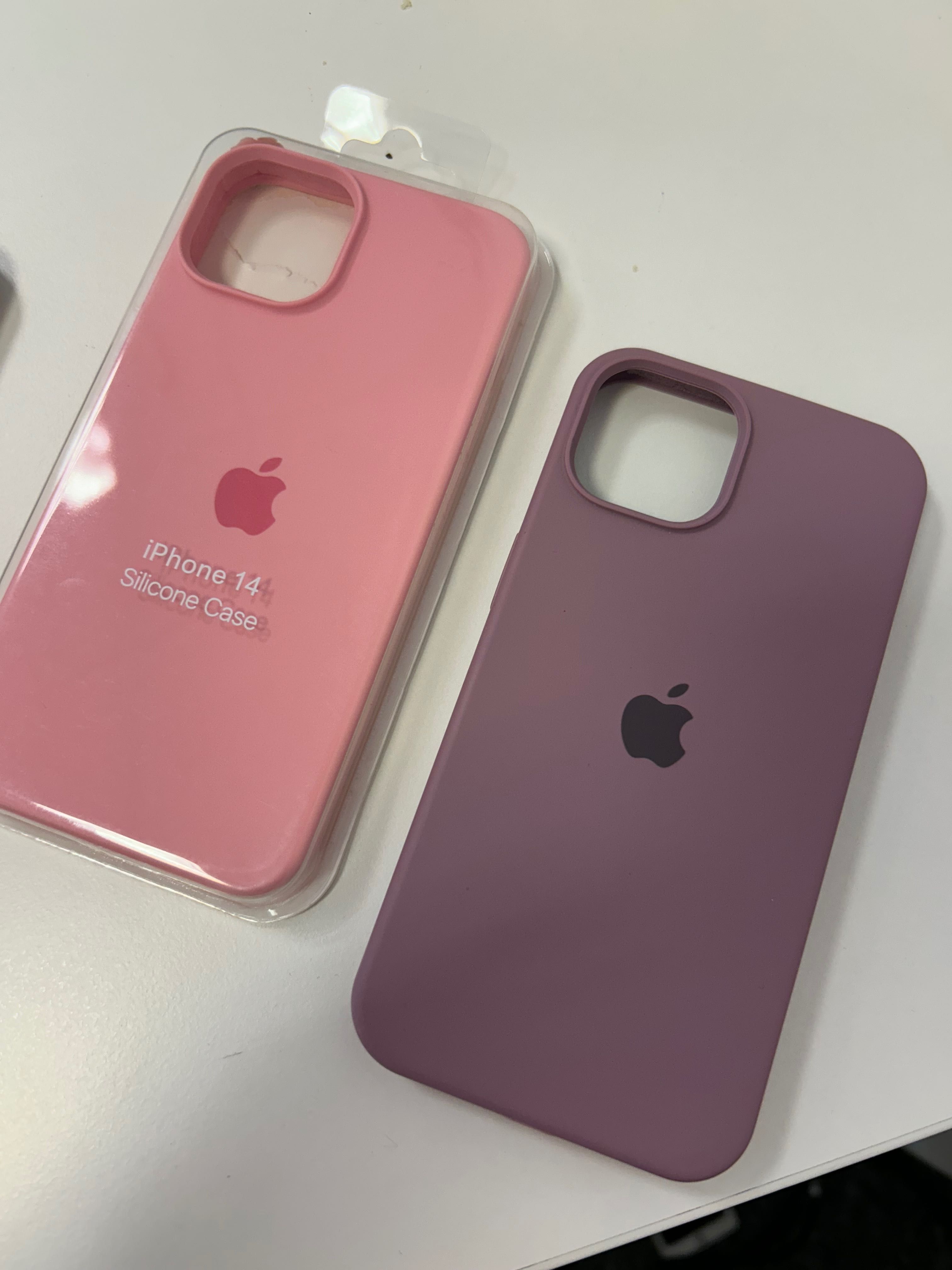 Nowe etui iPhone 14 , Apple roz i fiolet