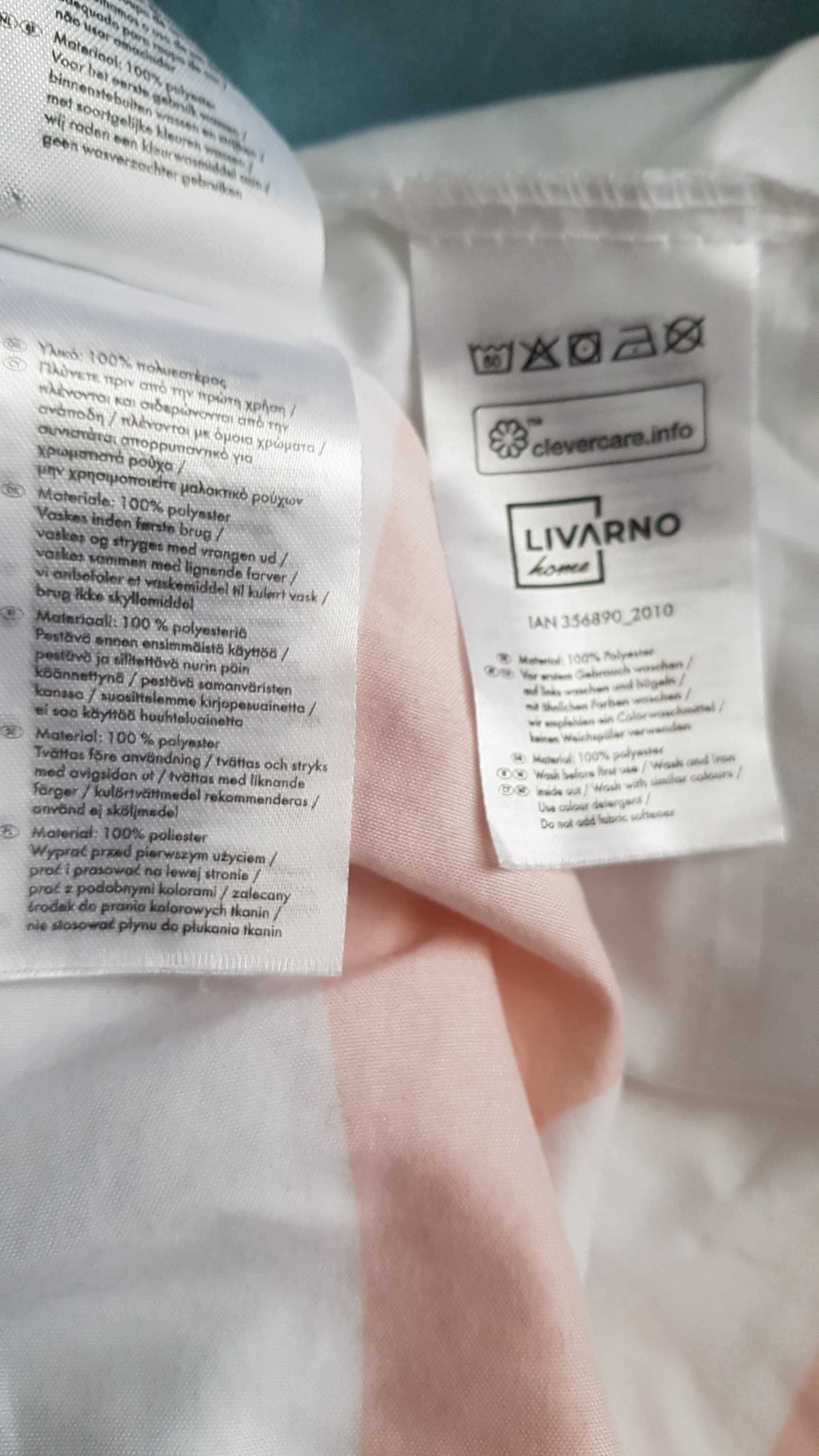 Livarno Pościel 3 poszewki na kołdrę poduszkę w paski Lidl