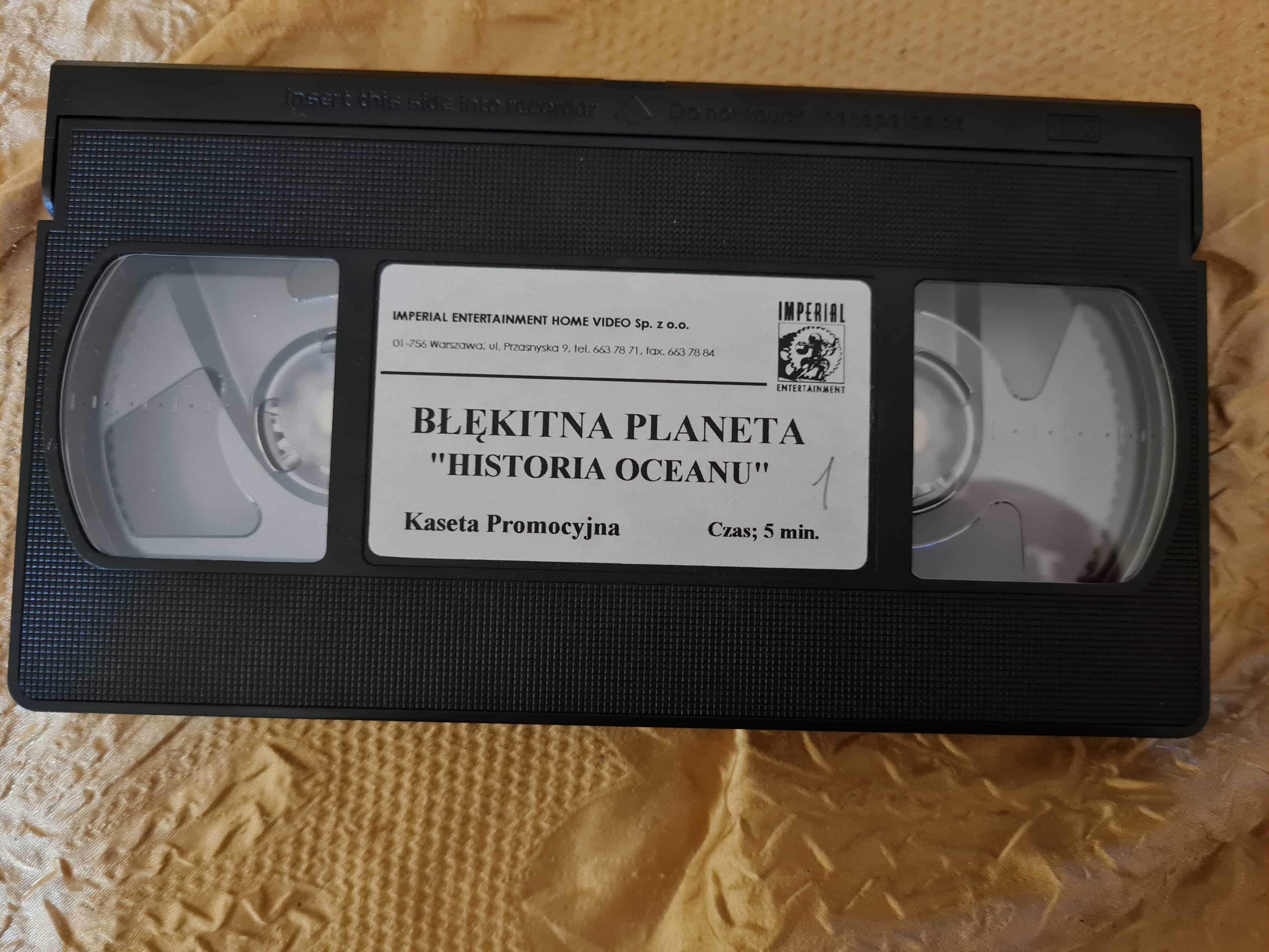 Błękitna planeta historia oceanu kaseta VHS