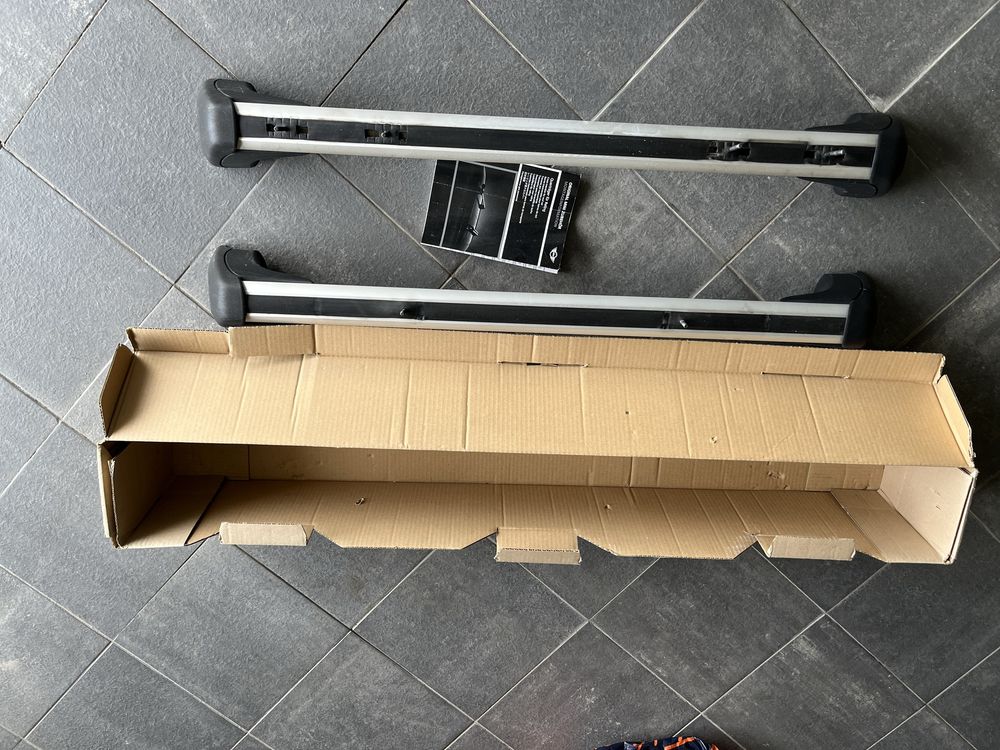 Barras tejadilho Mini 5 portas F55 + 2x Suportes Thule 591