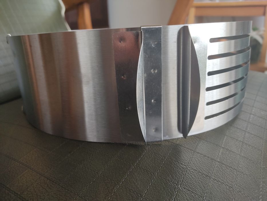 Aro cortador de bolo inox usado uma vez (oferta portes)