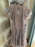 Vestido Rosa Velho com Lantejoulas