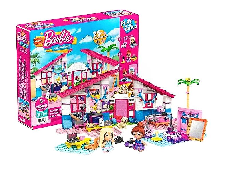 Domek BARBIE zestaw klocków 303 elementy