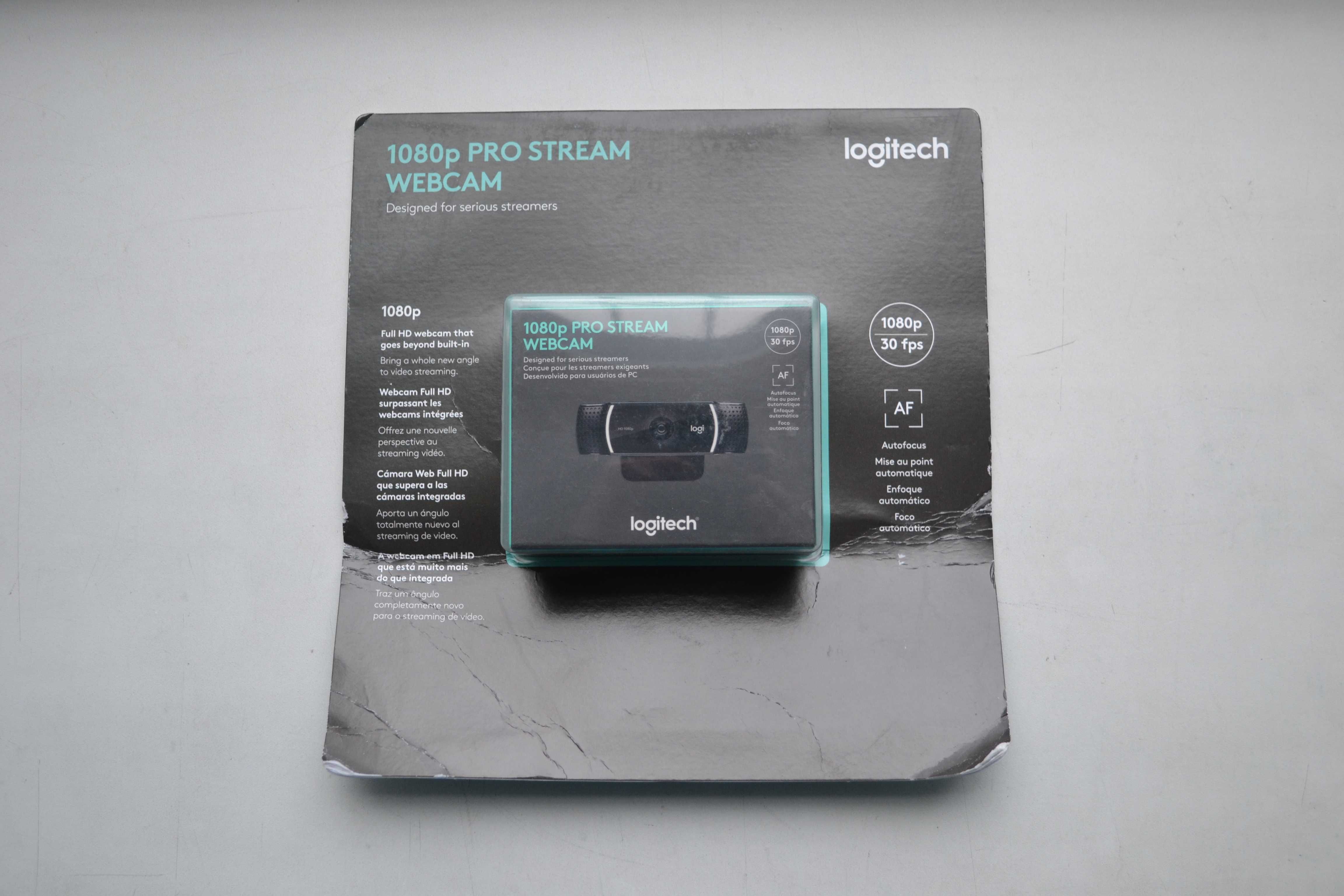 Веб-камера Logitech 1080p Pro Stream (C922)