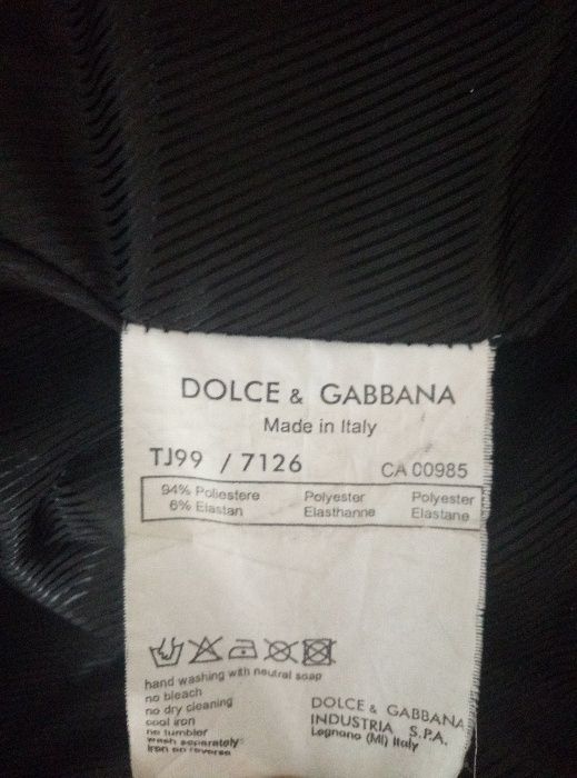 кожаная куртка Dolce & Gabbana