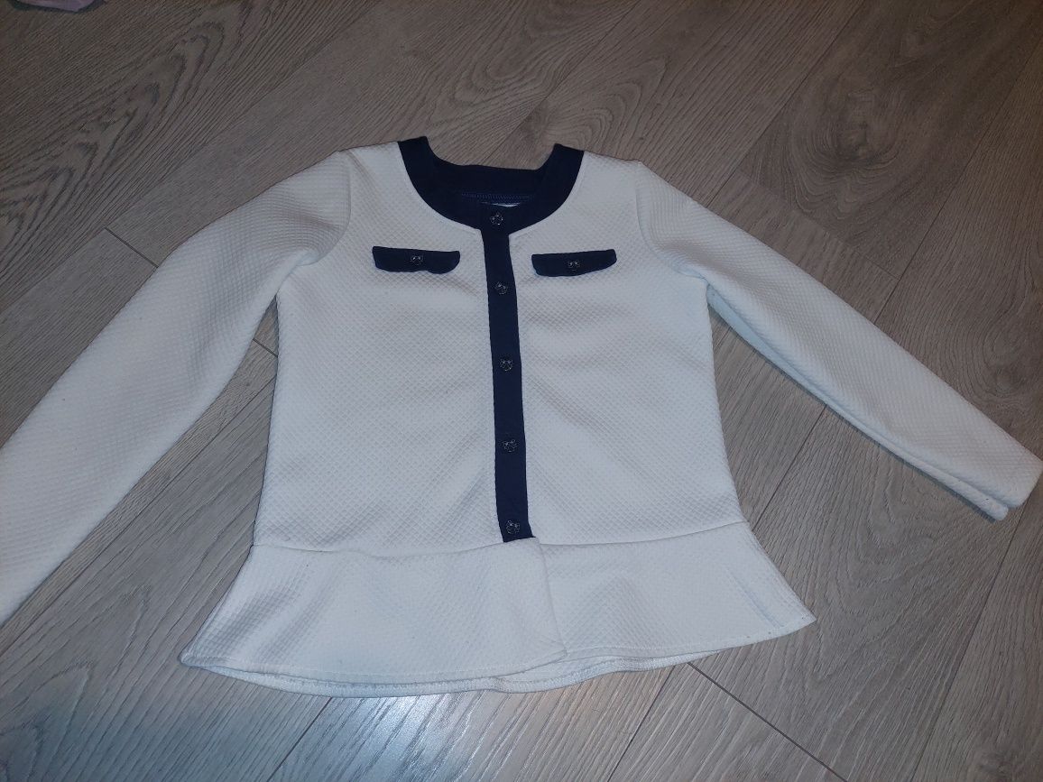 Bluzka elegancka do szkoły dla dziewczynki r.134