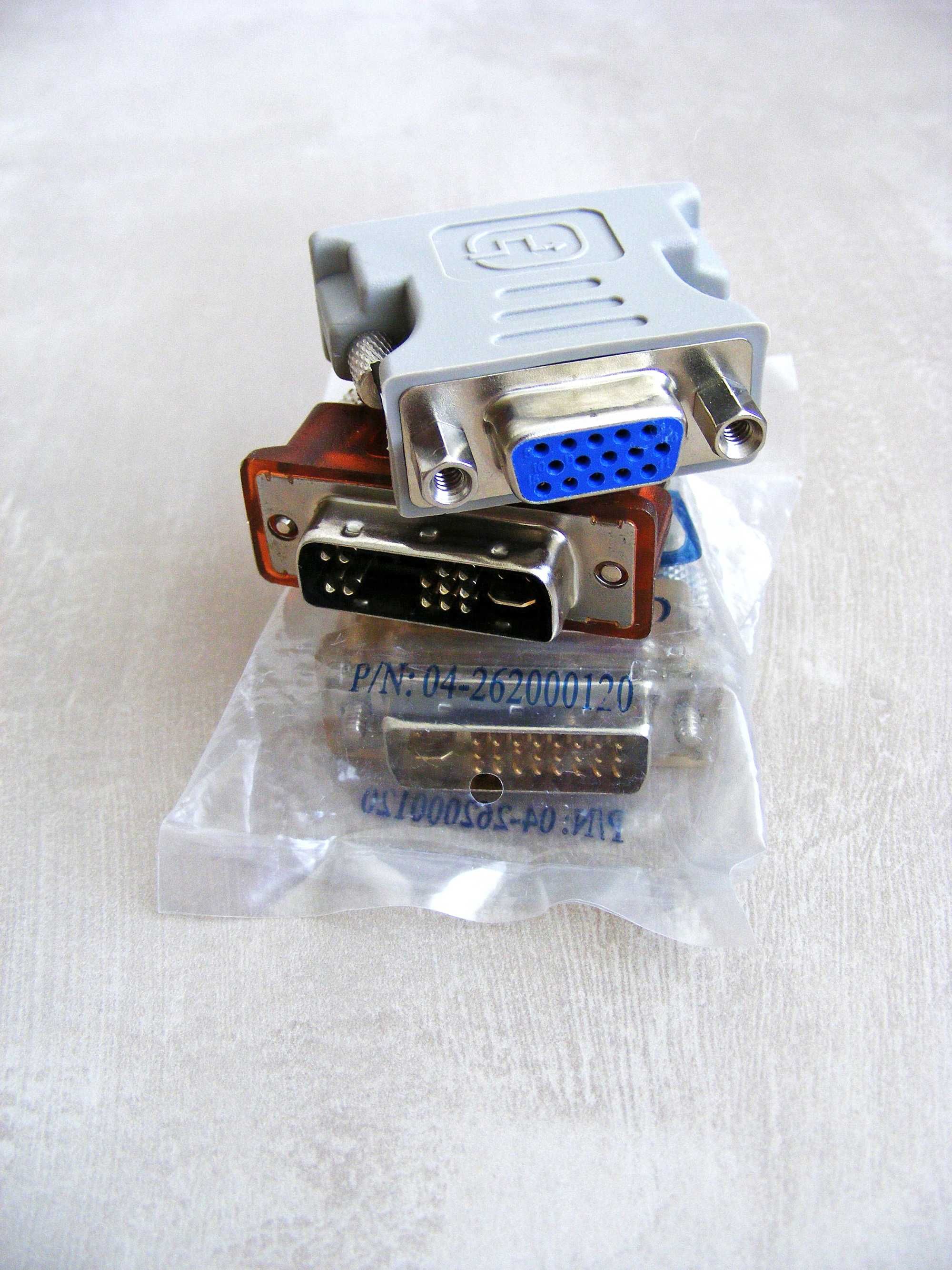 Перехідник DVI-VGA 24+5 переходник DVI-VGA 12+5 адаптер для відеокарти