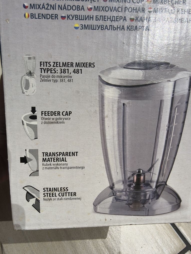 Kubek miksujący Zelmer typ 381, 481 kielich blendujący blender mikser