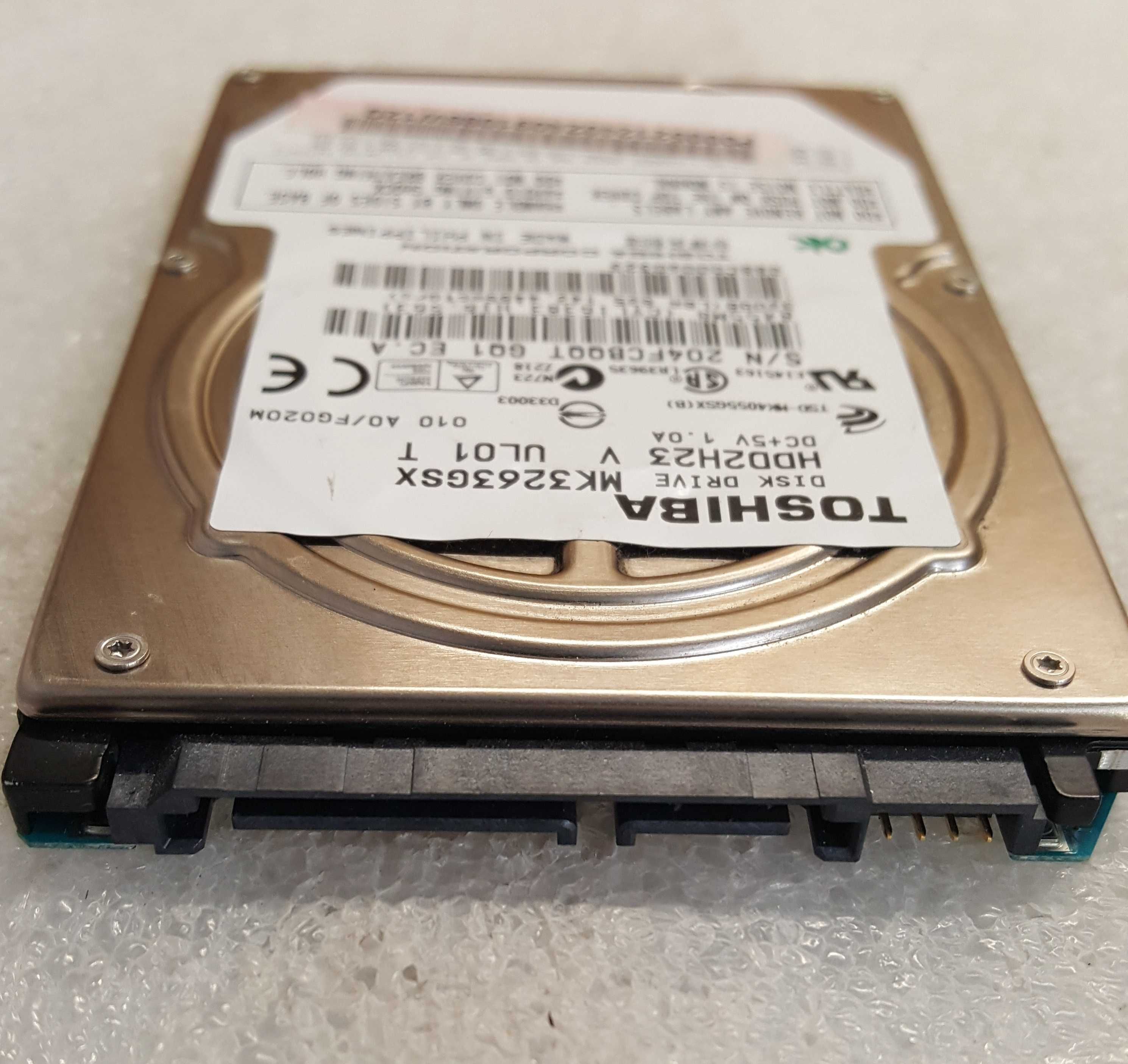 Disco Rígido SATA - Toshiba MK3263GSX - 320GB - 2.5 Polegadas