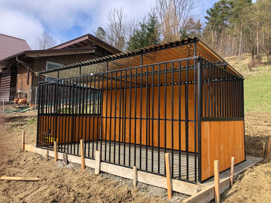 Kojec dla psa/konstrukcja stalowa_dostawa-montaż.