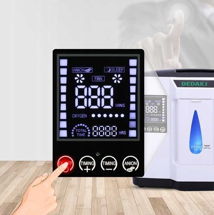 Koncentrator tlenu przenośny DEDAKJ DA-1A Tlenoterapia Generator O2