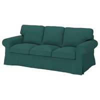 Ikea EKTORP Sofa 3-osobowa kolor turkusowy stan bdb