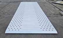 Platforma ALU 4900x2100mm deski + zakończ Laweta Najazd Cert. VDI 2700