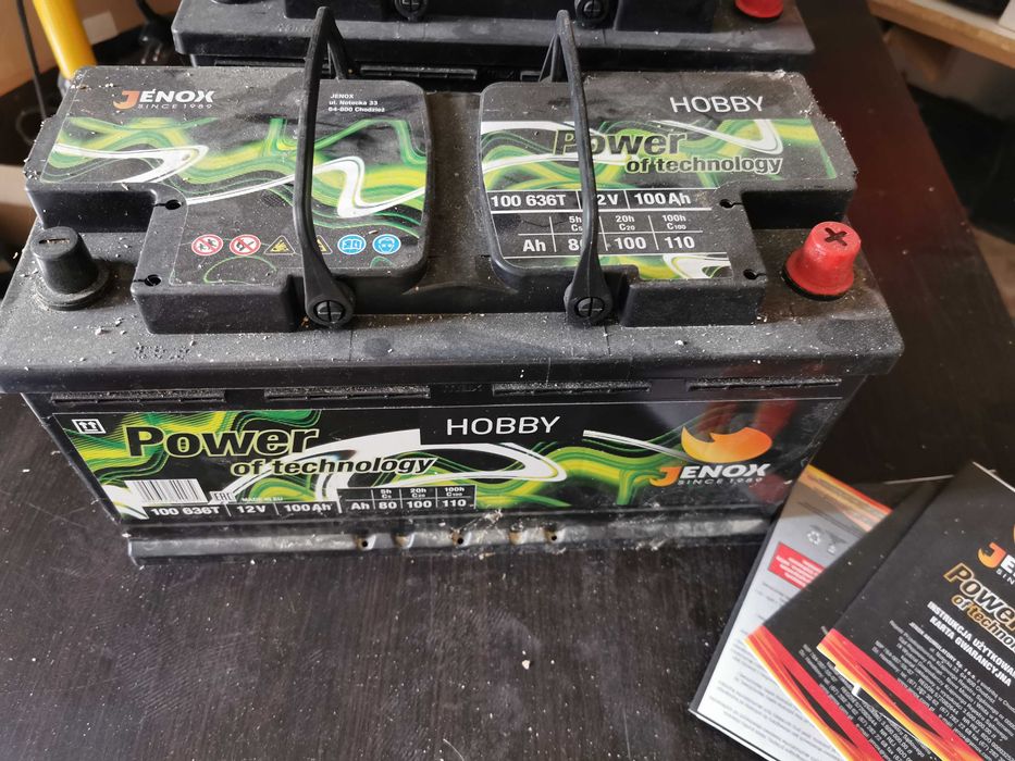 Akumulator JENOX HOBBY 100Ah 12 V - nieużywane