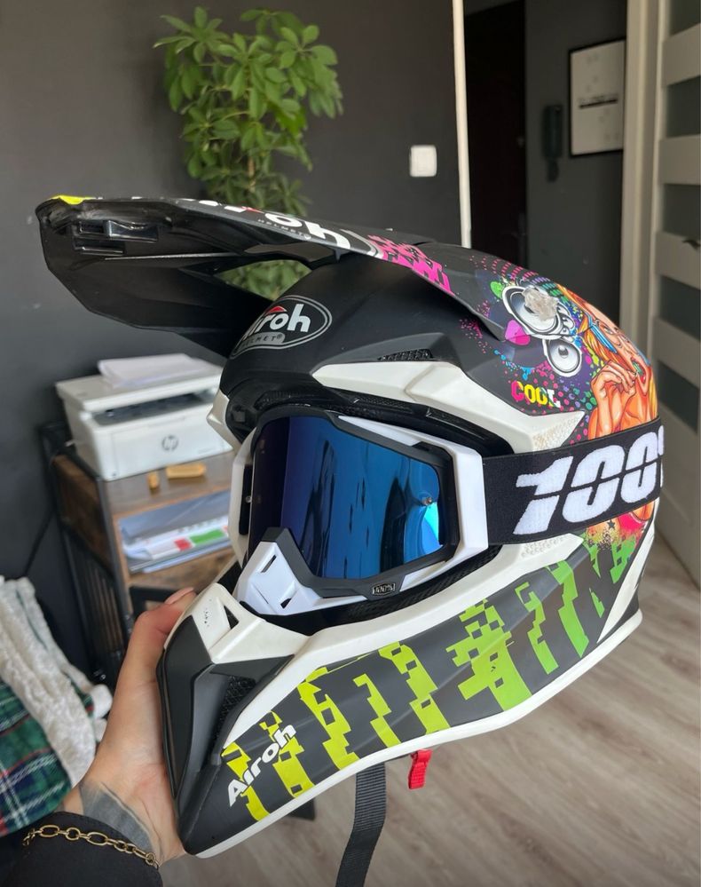 Kask airoh damski młodzieżowy enduro, cross, quad