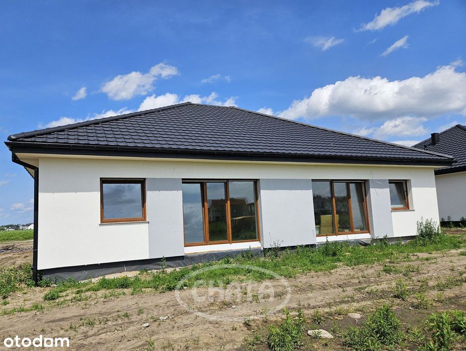 Bliźniak, światłowód, duża działka, pompa ciepla