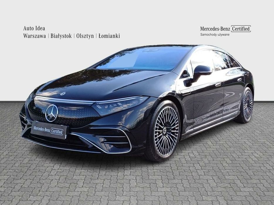 Mercedes-Benz EQS Skrętna tylna oś (4,5°)/AC 22 kW/Dach panoramiczny/Burmester