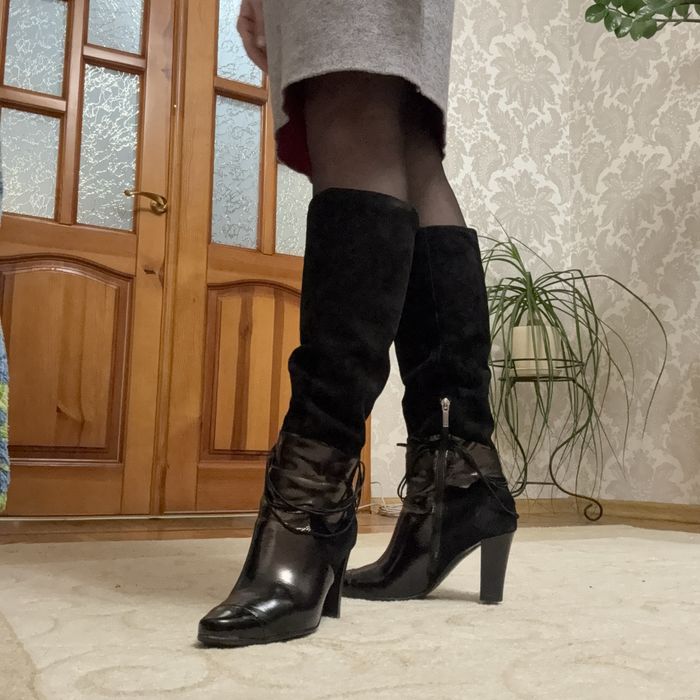 Сапоги / Чоботи шкіряні 38 розмір