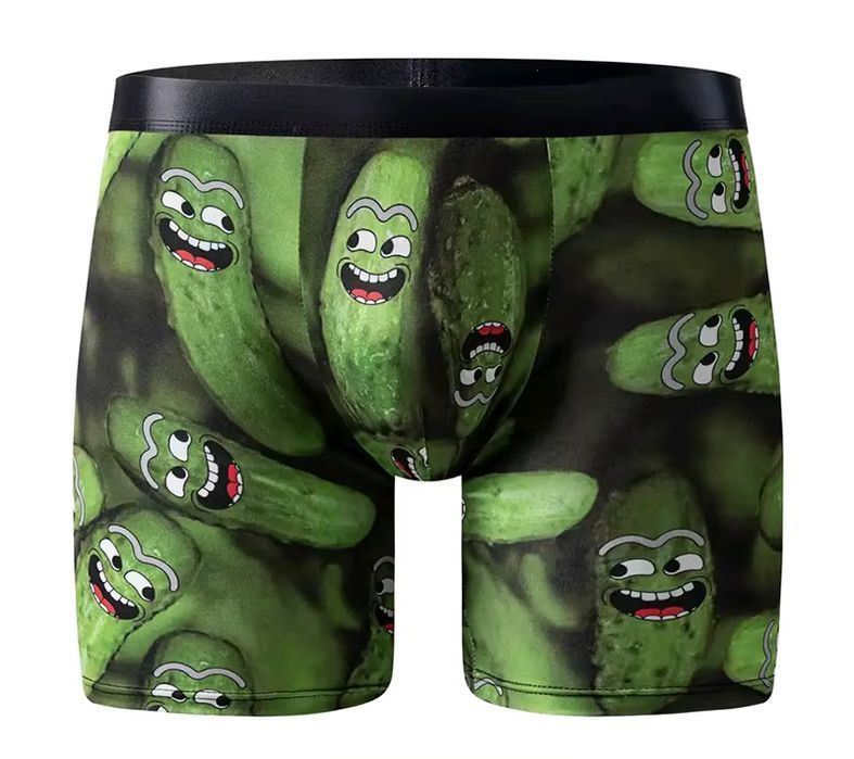 Śmieszne BOKSERKI męskie OGÓRKI MAJTKI prezent dla FACETA wzór 3D - M