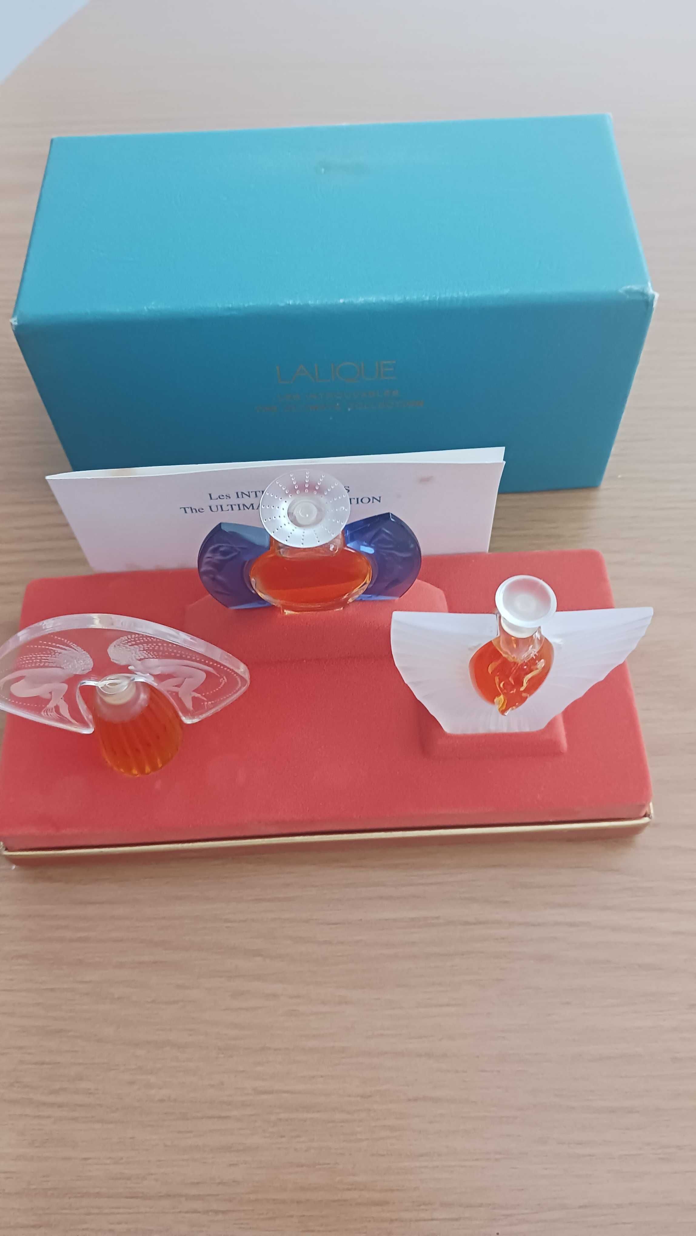 Conjunto perfumes miniatura Lalique