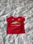 Koszulka dziecięca piłkarska Manchester Utd Adidas 3-6M