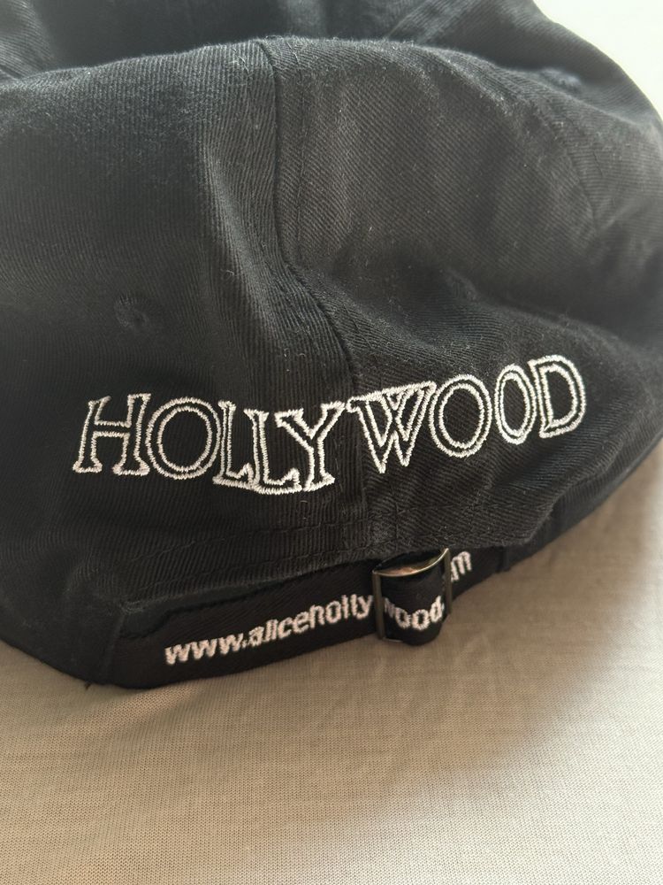 Alice Hollywood Double Layer Black Cap