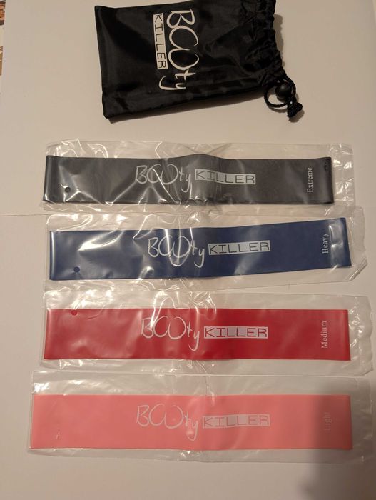 BOOty KILLER - Mini Bands - Zestaw taśm do ćwiczeń 4szt.