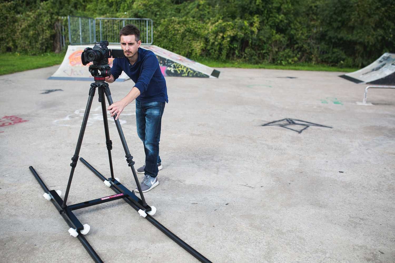 Hague D5T Camera Tripod Tracking Dolly Kit