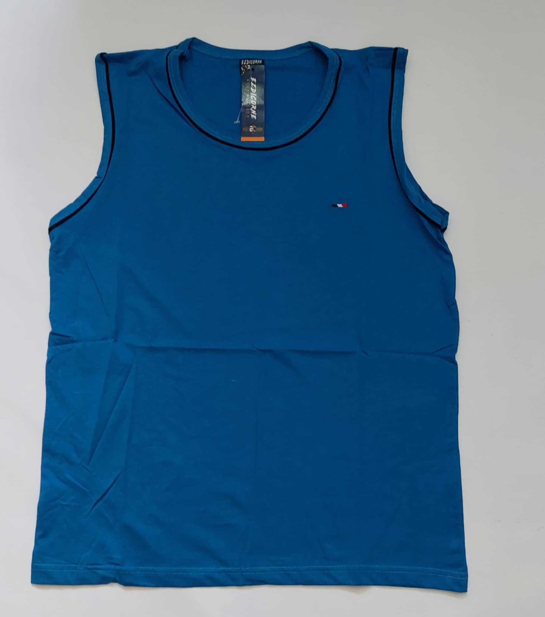 Bezrękawnik męski koszulka bez rękawów bawełna Ezdicorne 2XL-110cm