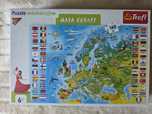 Puzzle 160 el. mapa Europy