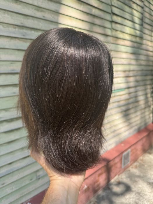 100% натуральне волосся, чоловічий манекен для барбера (болванка)