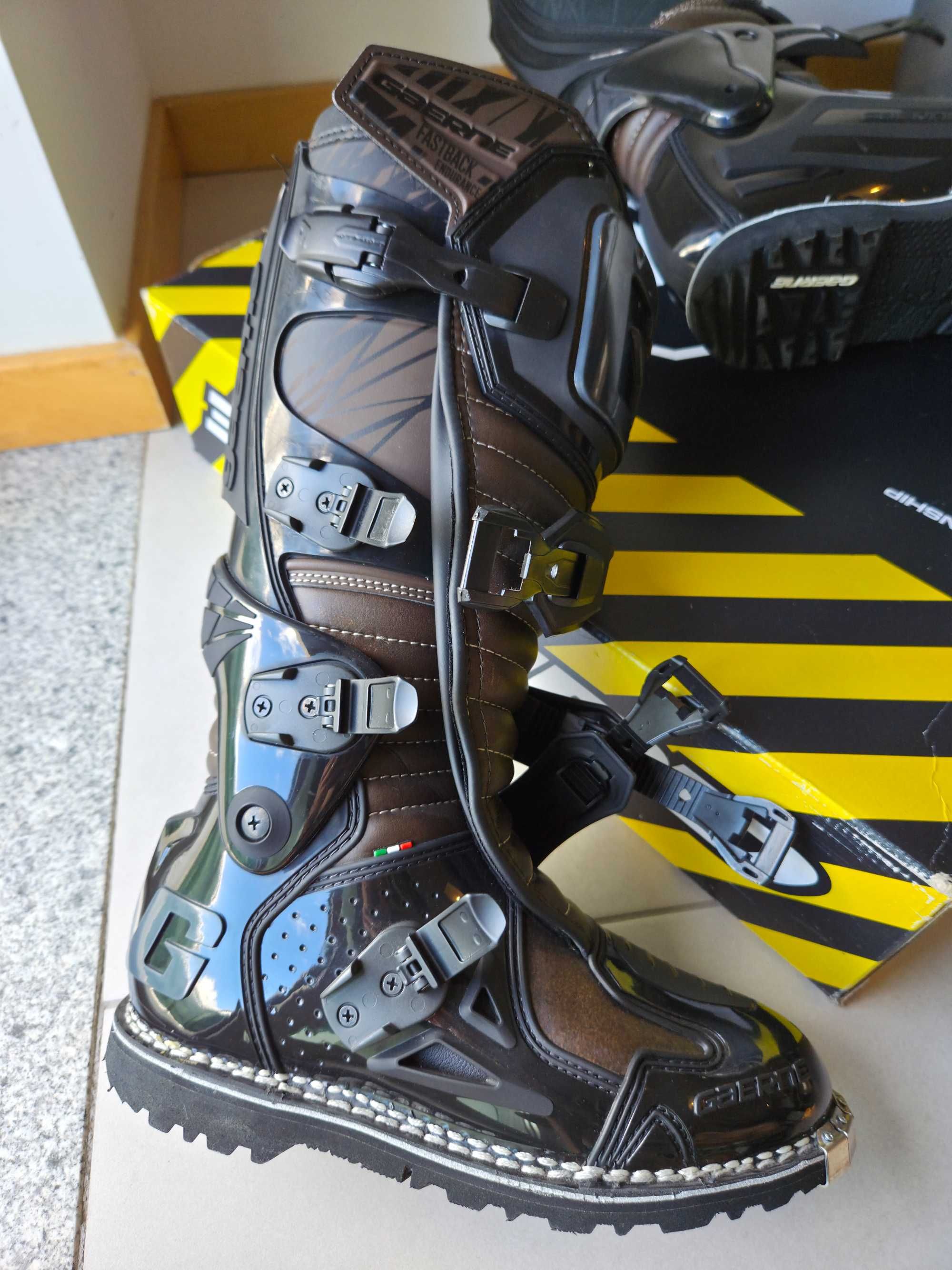 Botas GAERNE MX FASTBACK Enduro 42 Novas