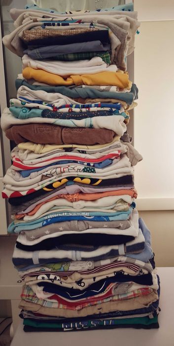 Mega paka zestaw ubranek ponad 80szt. Rozmiar 56-74.Stan bardzo dobry!