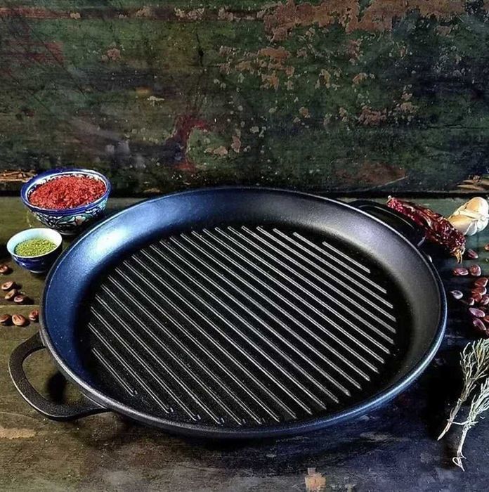 Казан чугунний 8,12,15,18л кришкою сковородою форми Wok В НАЯВНОСТІ