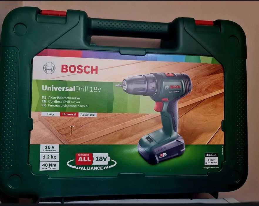 Bosch wiertarko-wkrętarka nowa