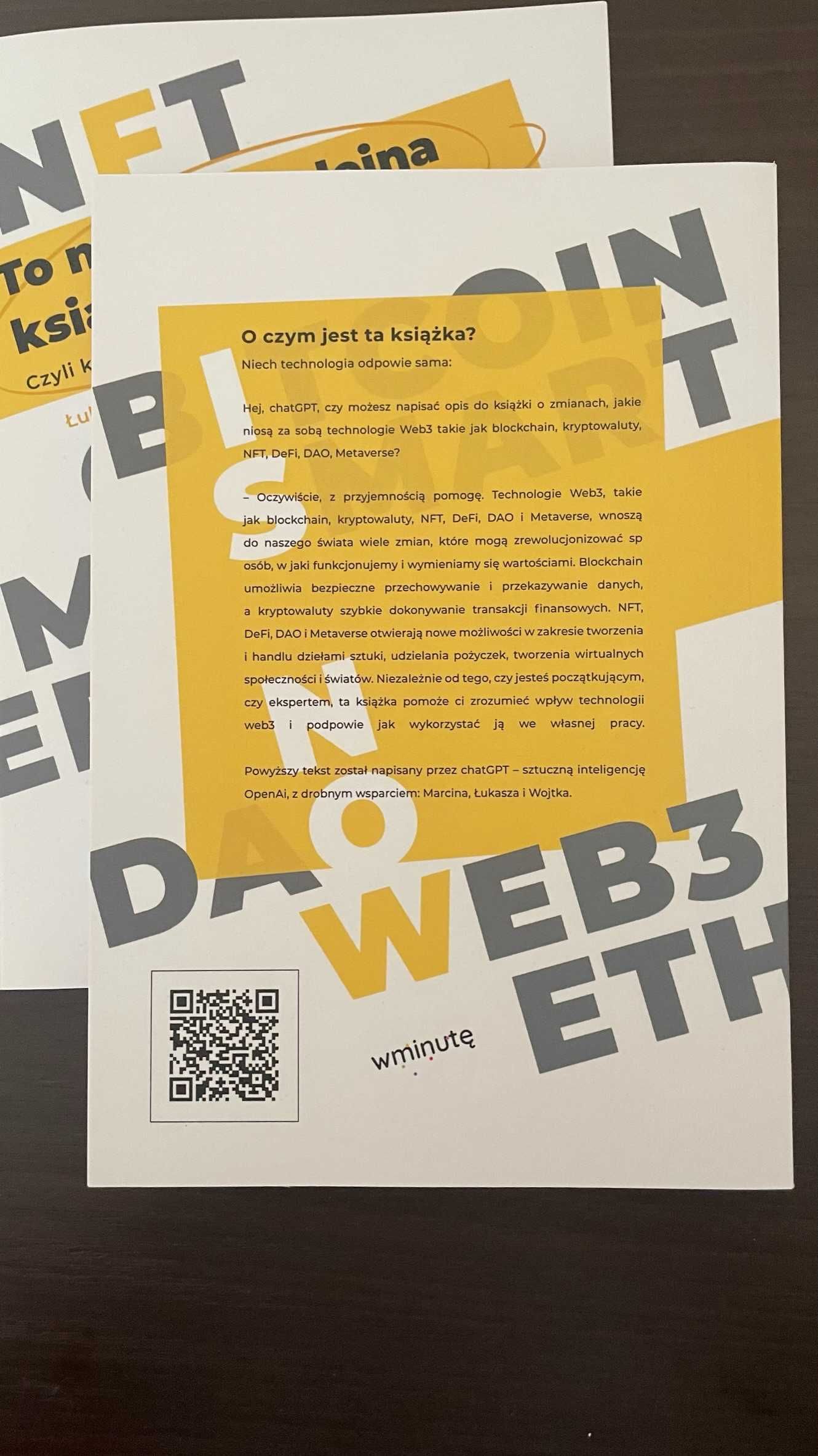 Książka "To nie jest książka o Bitcoinie".