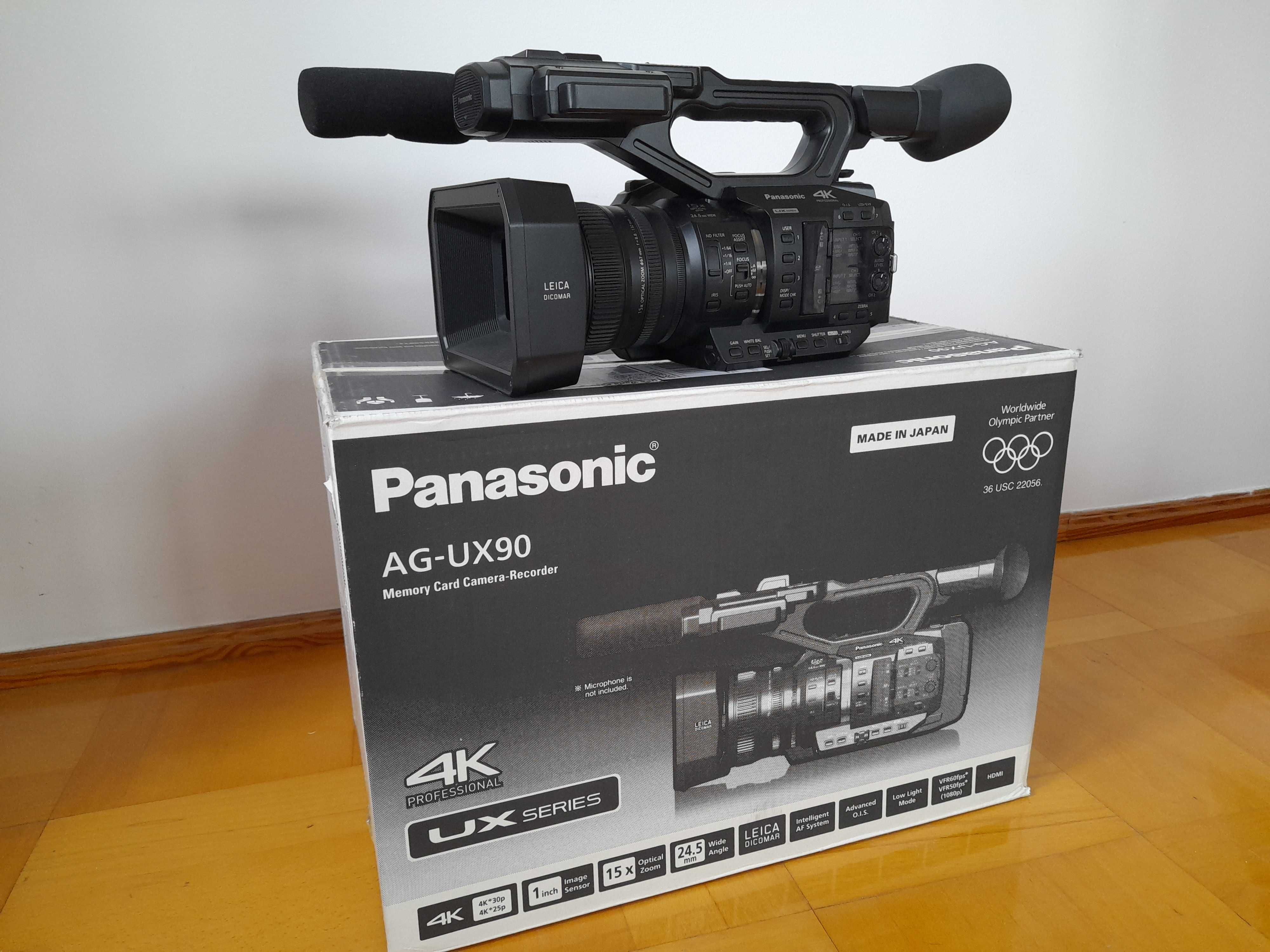 Dwie kamery z osprzętem do filmowania uroczystości, Panasonic i Sony.