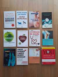 Pack livros saúde e bem-estar