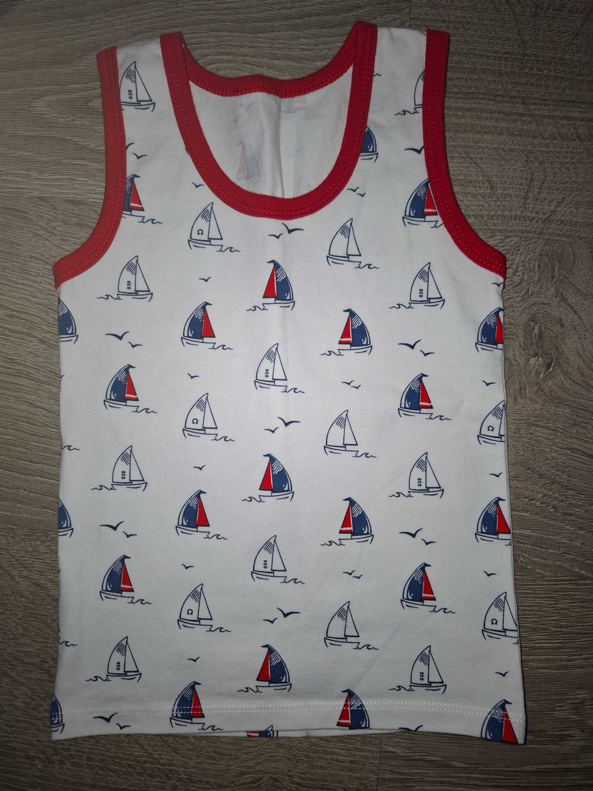 Koszulka chłopięca bez rękawów Mrofi r.92