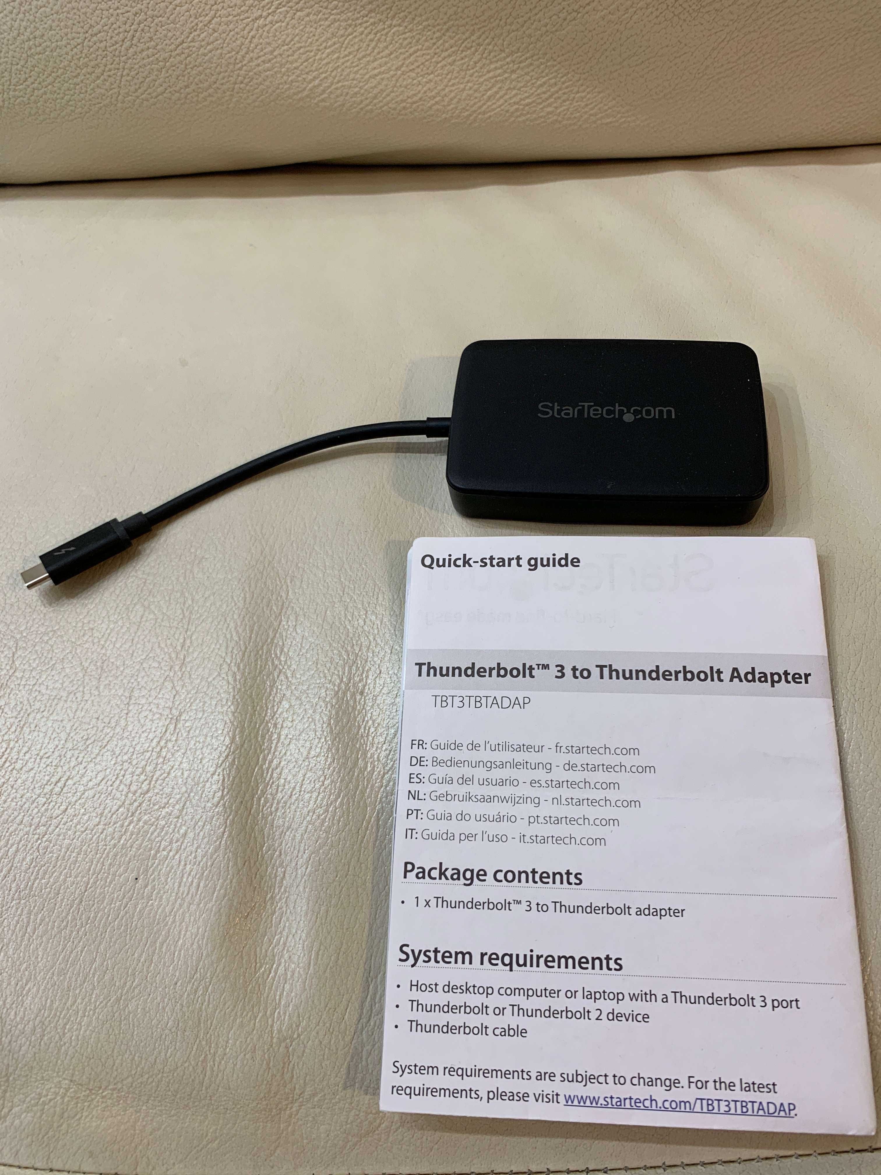 StartTech TBT3TBTADAP, Adapter Converter Thunderbolt 3 na Thunderbolt