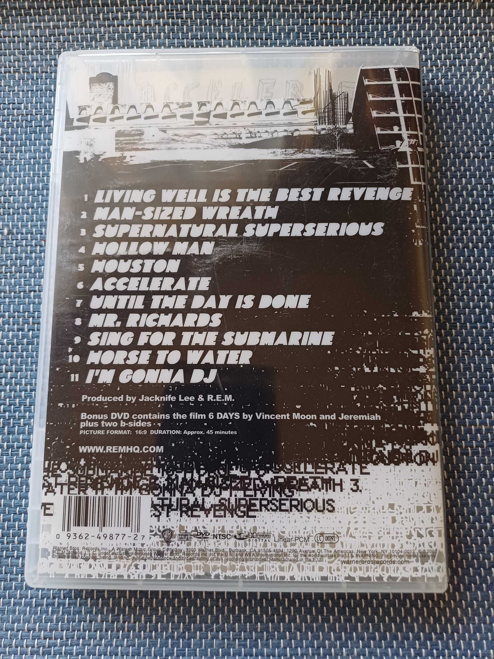 R.E.M Accelerate DVD + CD charytatywnie