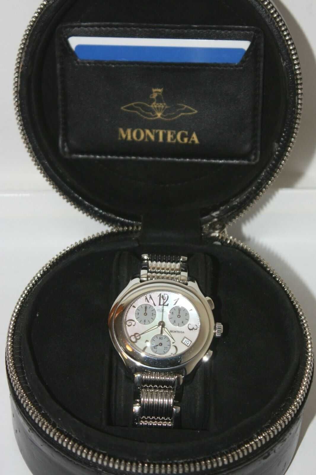 MONTEGA Mi Piace Rattrapante SWISS 44mm corum breitling longines