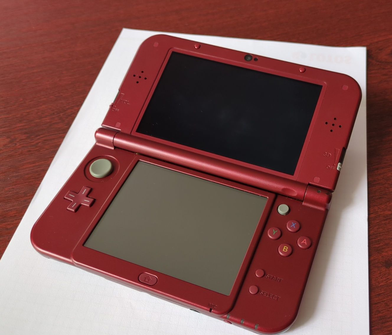 New Nintendo 3ds XL Red IPS stan bdb