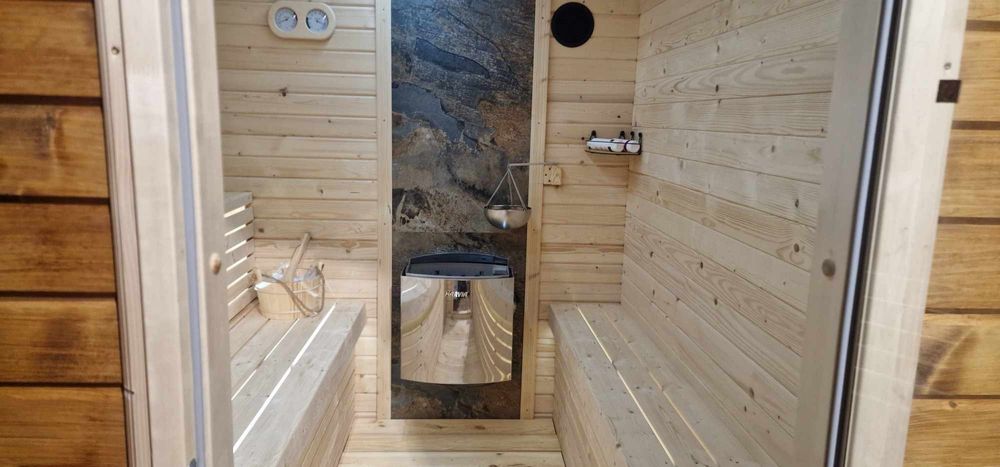 Sauna Ogrodowa Świerkowa Gotowa do użytku Transport