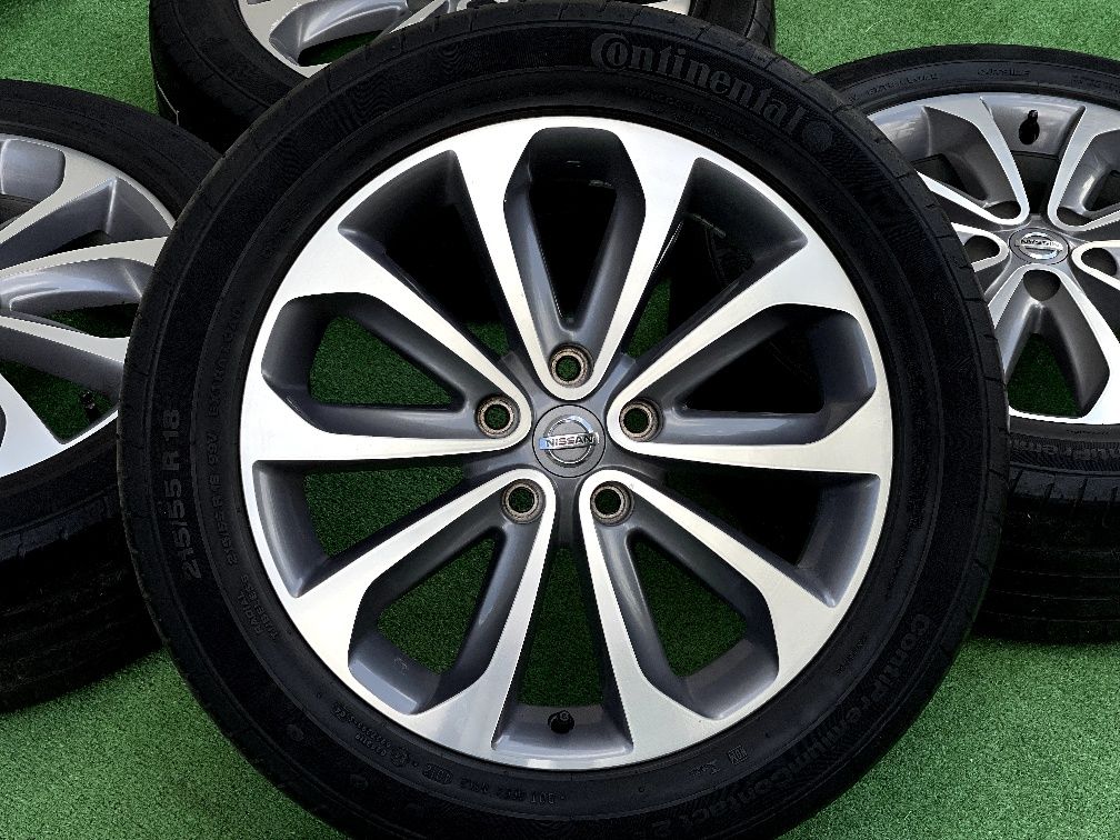 Диски Нісан r18, 5/114.3. Nissan Qashqai. Колеса 215/55/18
