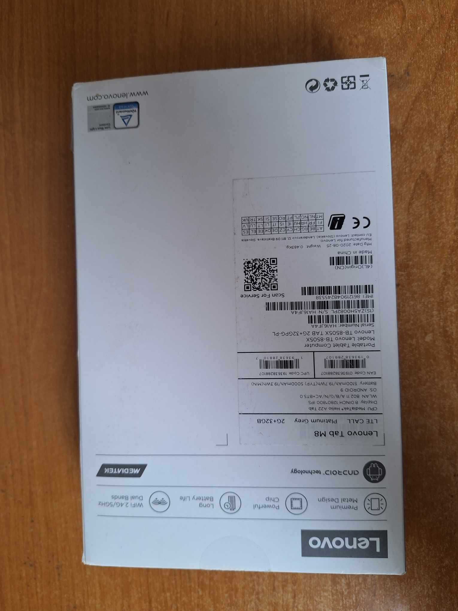 Tablet Lenovo TB 8505x