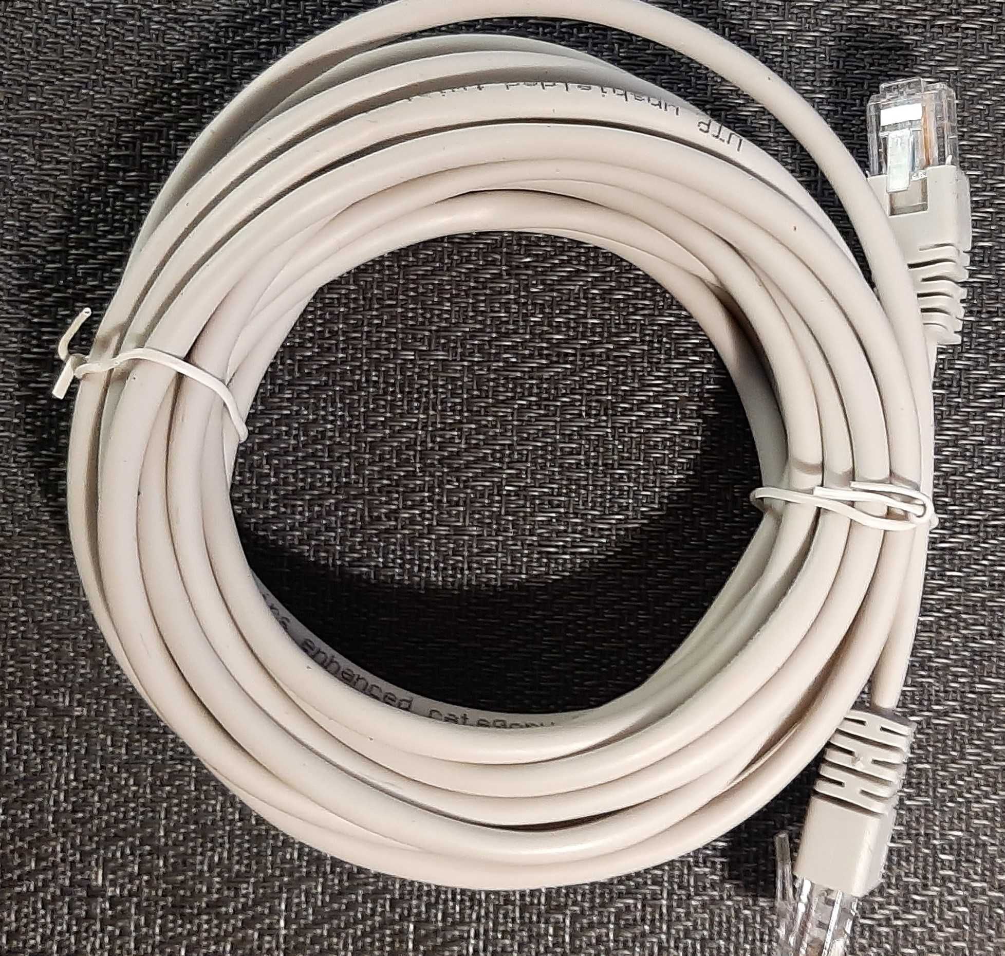 Sprzedam Kabel sieciowy LAN ETHERNET kat 6 FTP RJ45  5 metrowy