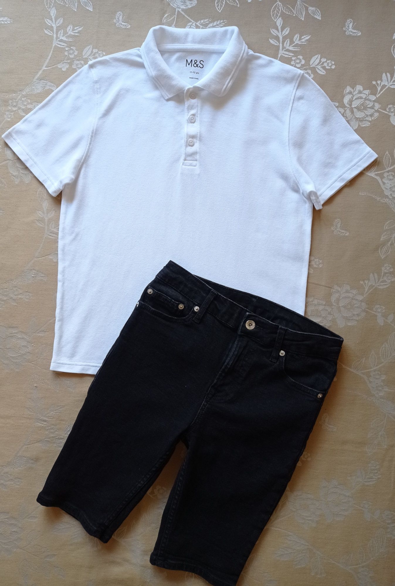 Поло, тенниска, футболка и шорты джинсовые ТOPMAN стрейч на 11-13 лет